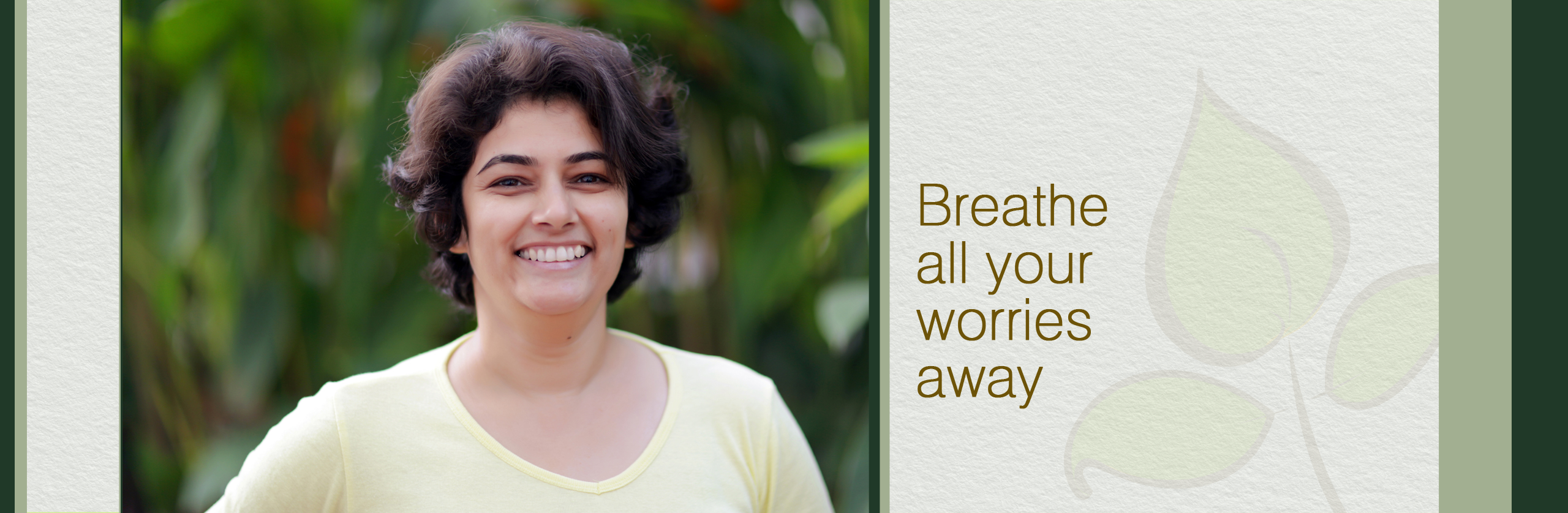 Rupa Kanade, a yoga professional smiling